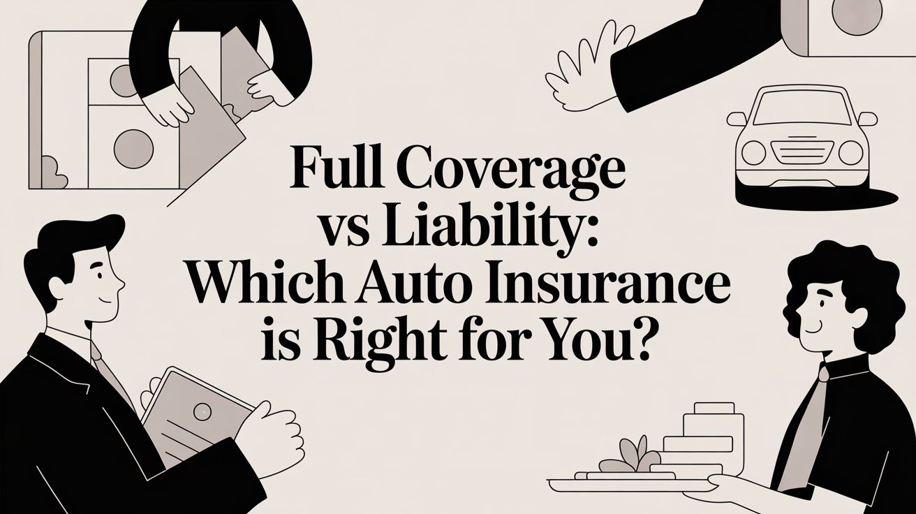 full coverage vs liability auto insurance