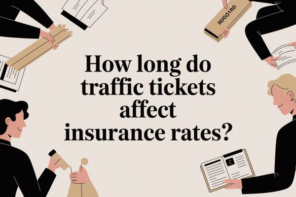 how long do traffic tickets affect insurance insurance impact