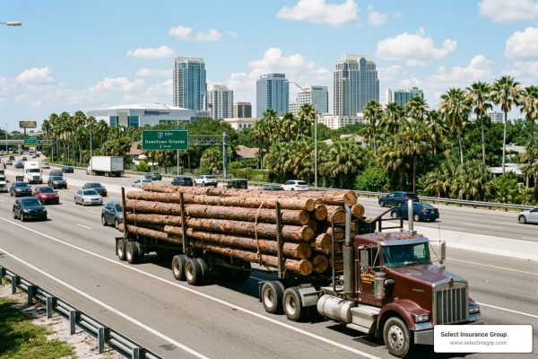 logging truck insurance orlando